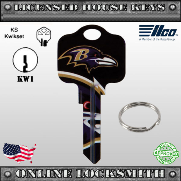 KW1 – Uncut Officially NFL Licensed Key Baltimore Ravens – Online