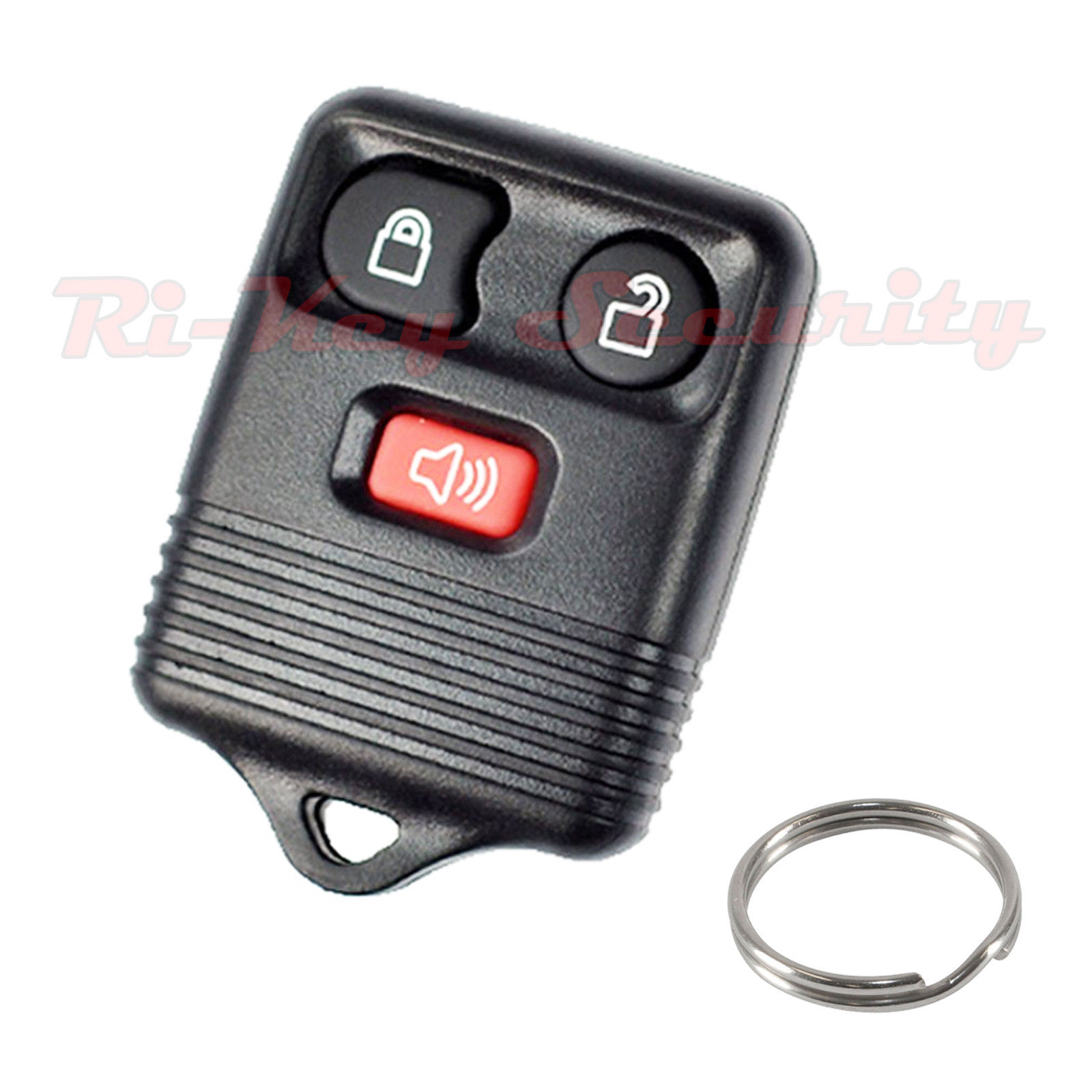 Keyless Entry Remote Fob Alarm Replacement For Ford 3 Buttons DIY