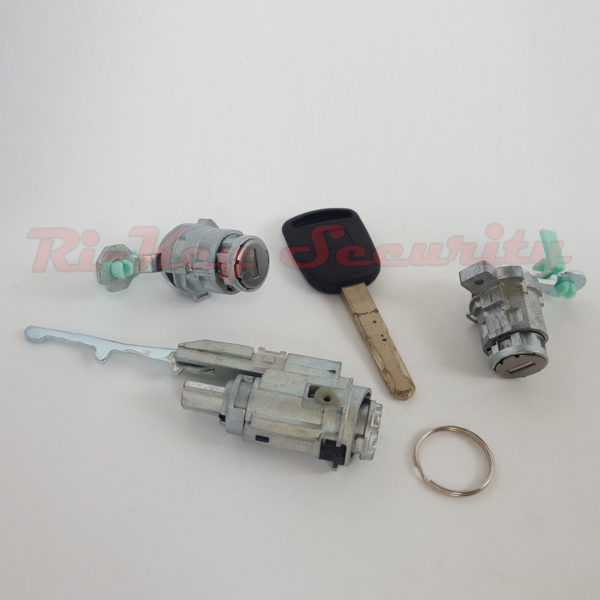 New and Complete Set Ignition Switch Cylinder Door Lock with 2 Keys for 02-06 Honda CRV 