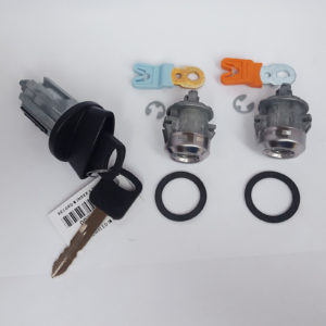 Ford Ignition Switch Cylinder Lock, 2 Door Lock Cylinders 2 Keys Replacement Set
