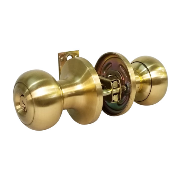 RI-KEY SECURITY – Dummy Closet Door Lock Lever Handle New Wave Style Satin  Satin Brass – Online Locksmith Store